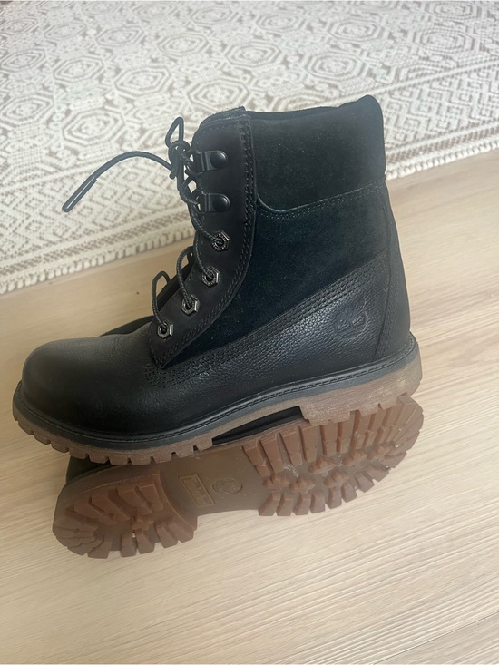 Timberland Shoes - Timberland Women’s Premium D-ring Waterproof Black Leather&Suede Boots